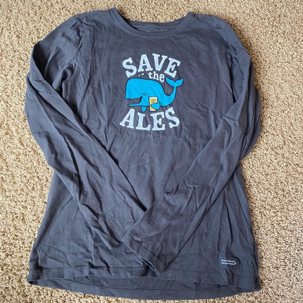 Save the Ales Life is Good Tshirt S